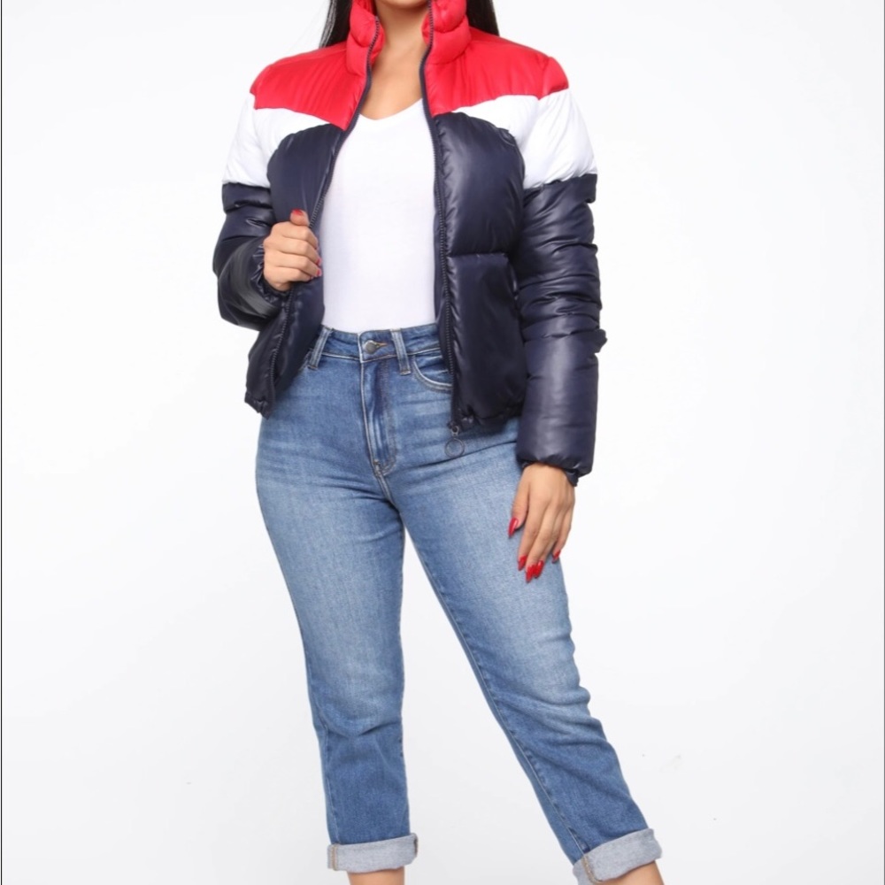 Rain wont stop me puffer jacket - Picture 2 of 6